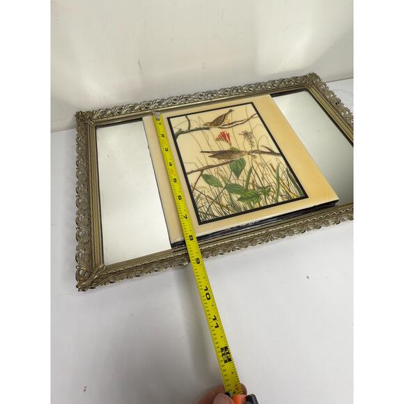 Vintage John James Audubon Savannah Sparrow Birds Wall Hanging Tile - Picture 7 of 10